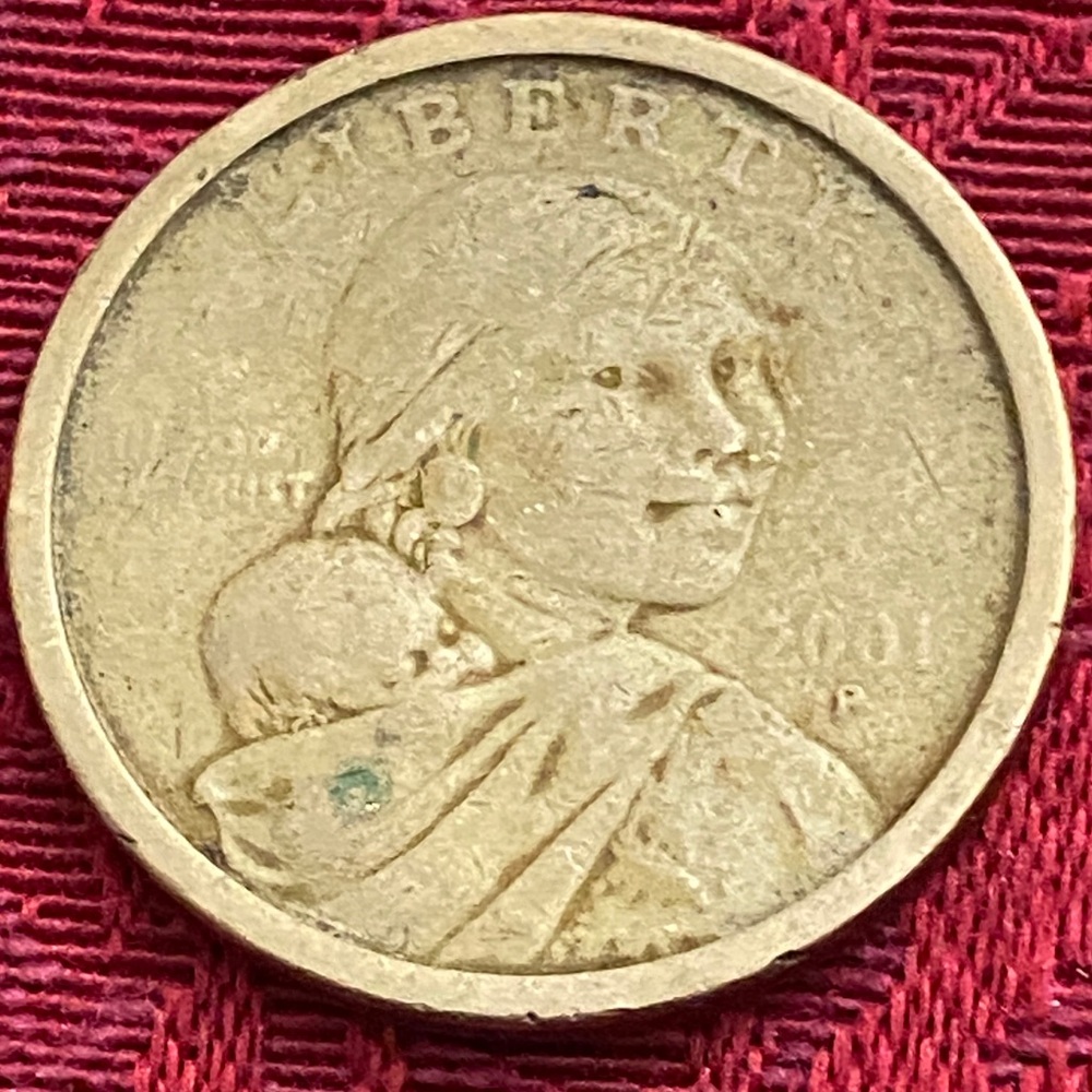 Vintage 2001 P Sacagawea Dollar Coin